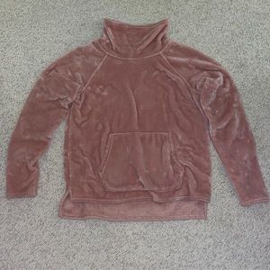 Champion fuzzy turtleneck sweatshirt